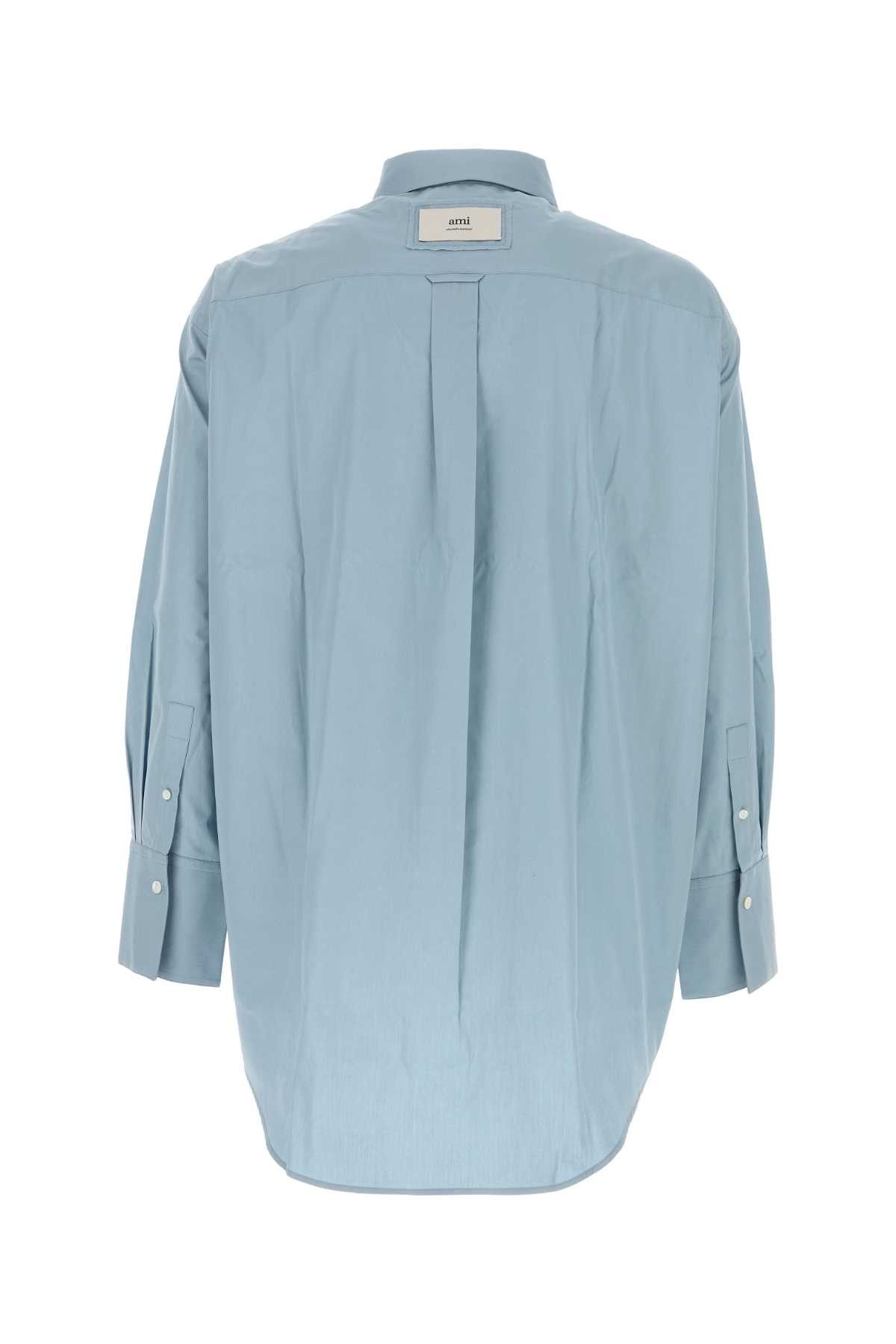 AMI Light Blue Poplin Shirt Size US S / EU 44-46 / 1 - 2 Thumbnail