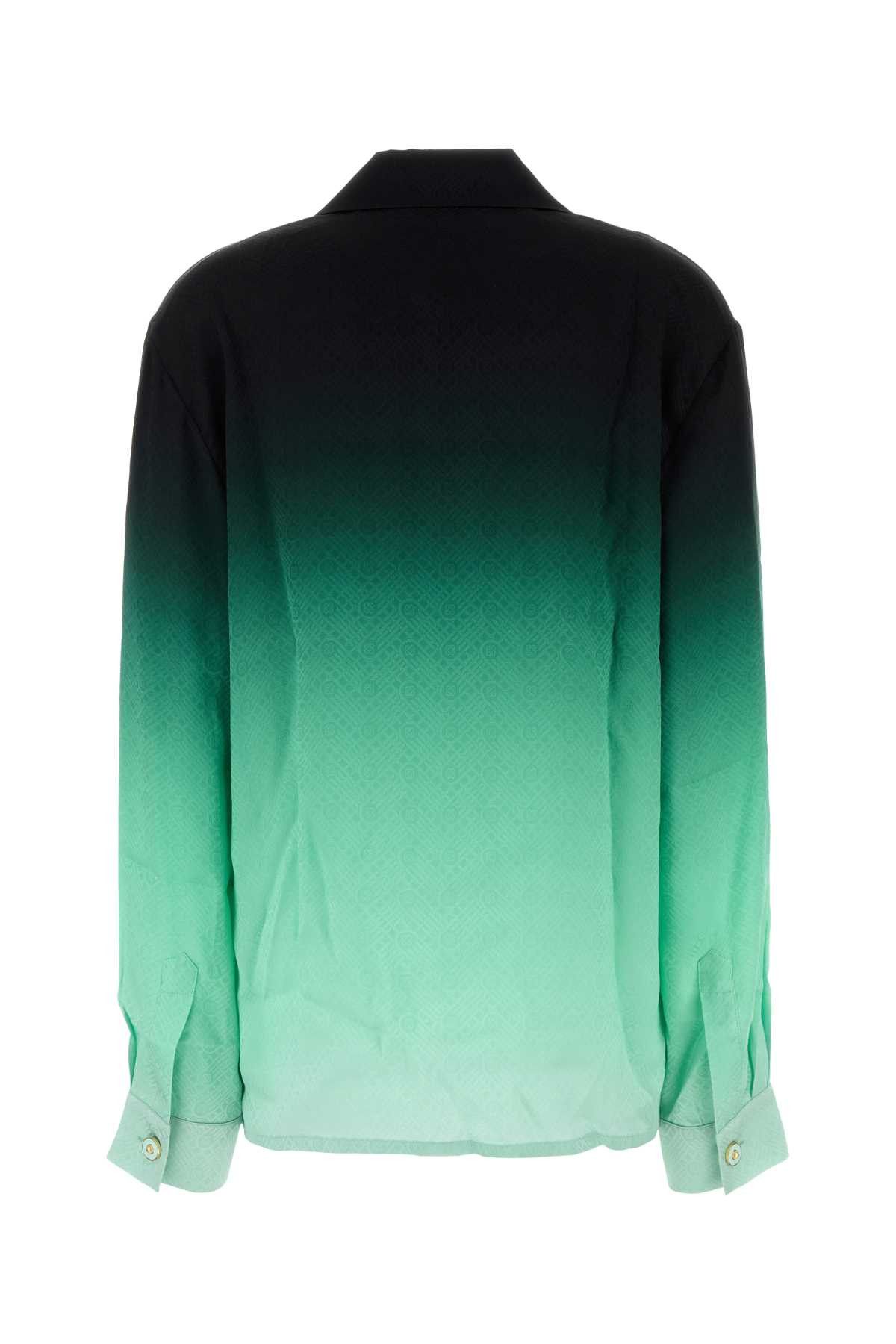 Casablanca Multicolor Silk Shirt Size S / US 4 / IT 40 - 2 Thumbnail