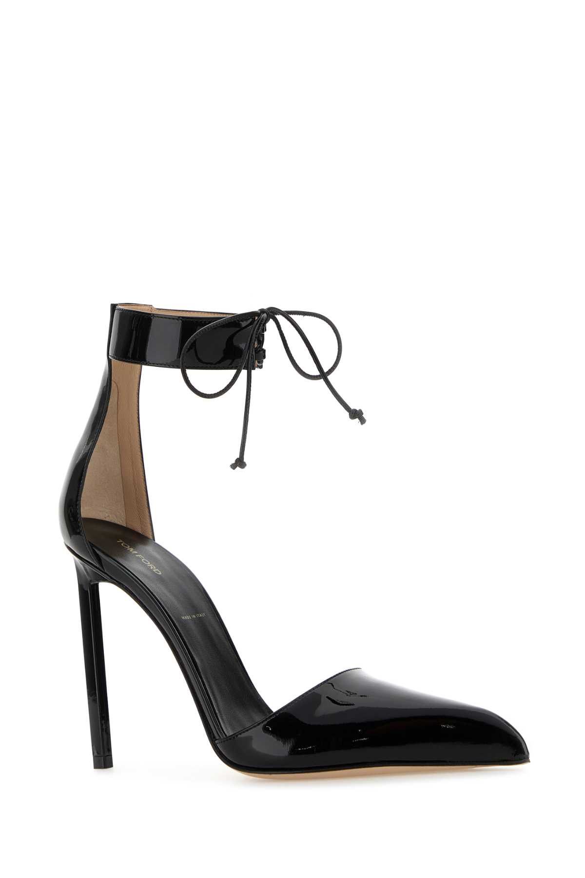 Tom Ford Black Leather Pumps Size US 10 / IT 40 - 2 Thumbnail
