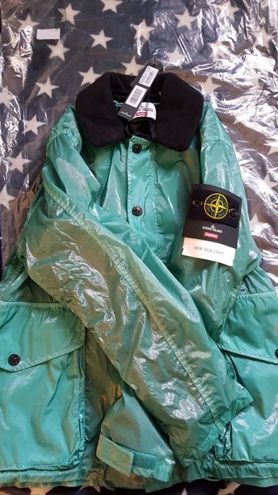 Supreme stone island cheap new silk light jacket