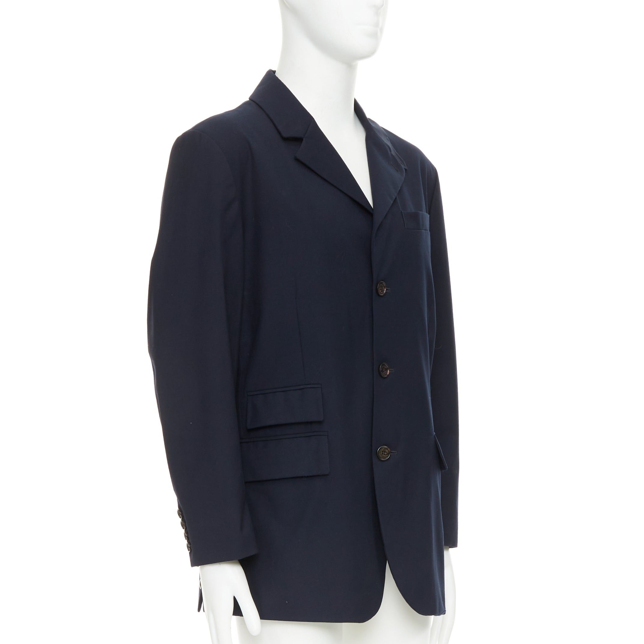 Ralph Lauren RALPH LAUREN Purple Label navy twill 3 flap pockets double vent coat XL Size US XL / EU 56 / 4 - 3 Thumbnail