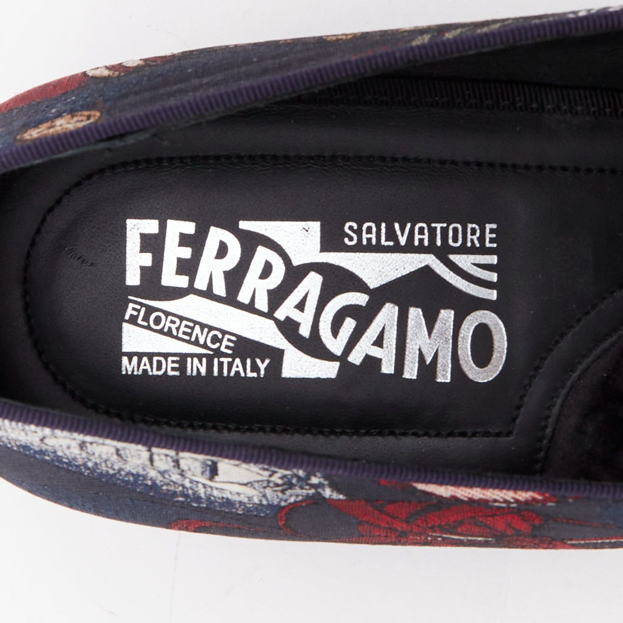 Salvatore Ferragamo SALVATORE FERRAGAMO Blondie shoe pattern jacquard flat loafers UK7.5 EU41.5 Size US 8.5 / EU 41-42 - 9 Thumbnail