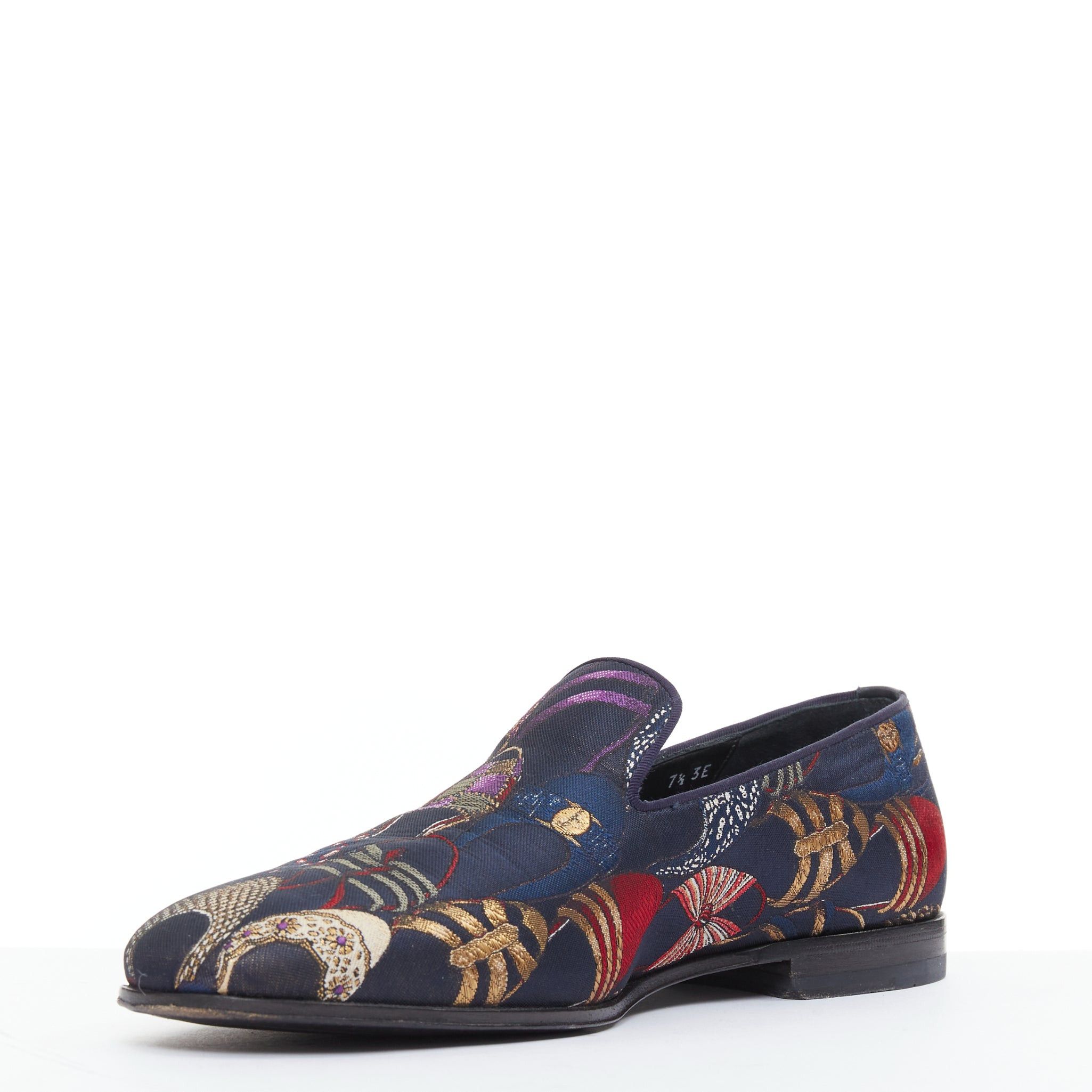Salvatore Ferragamo SALVATORE FERRAGAMO Blondie shoe pattern jacquard flat loafers UK7.5 EU41.5 Size US 8.5 / EU 41-42 - 4 Thumbnail