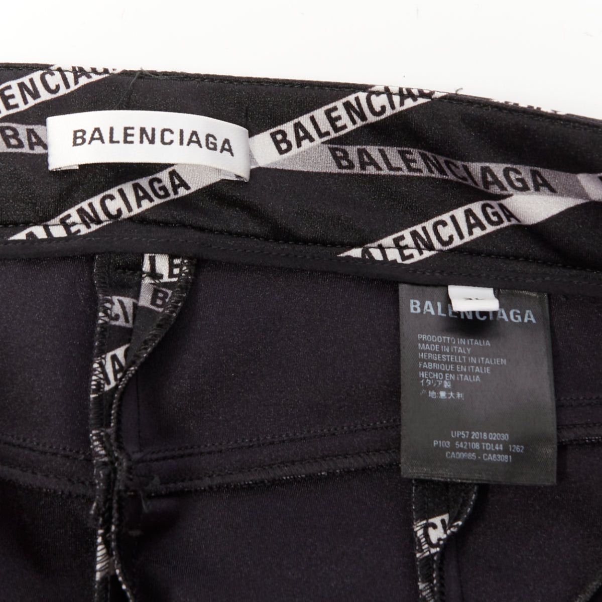 Balenciaga rare BALENCIAGA Runway Demna Pantashoe black logo high heel boots pants IT38 EU37 Size US 7 / IT 37 - 11 Thumbnail