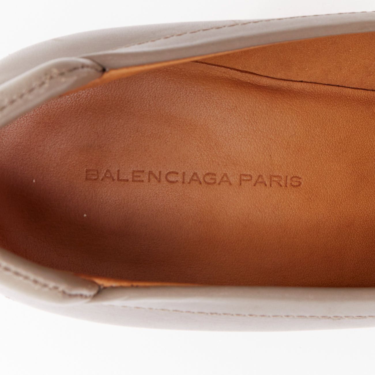 Balenciaga rare BALENCIAGA Vintage grey leather colourful wooden block heel loafer EU37 Size US 7 / IT 37 - 10 Thumbnail