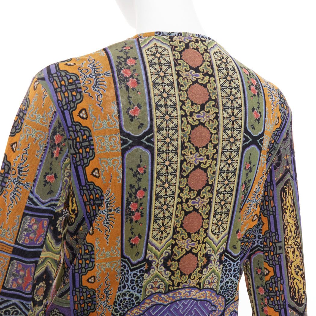 Vivienne Tam rare VIVIENNE TAM purple Dynasty chinoiserie dragon birds print bomber jacket Size M / US 6-8 / IT 42-44 - 2 Thumbnail