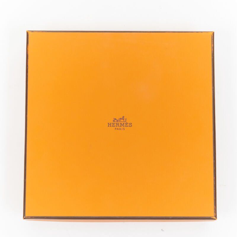 Hermes rare HERMES Bandeau Femme Mistinguette 100% silk blue yellow adjustable headband Size ONE SIZE - 9 Thumbnail