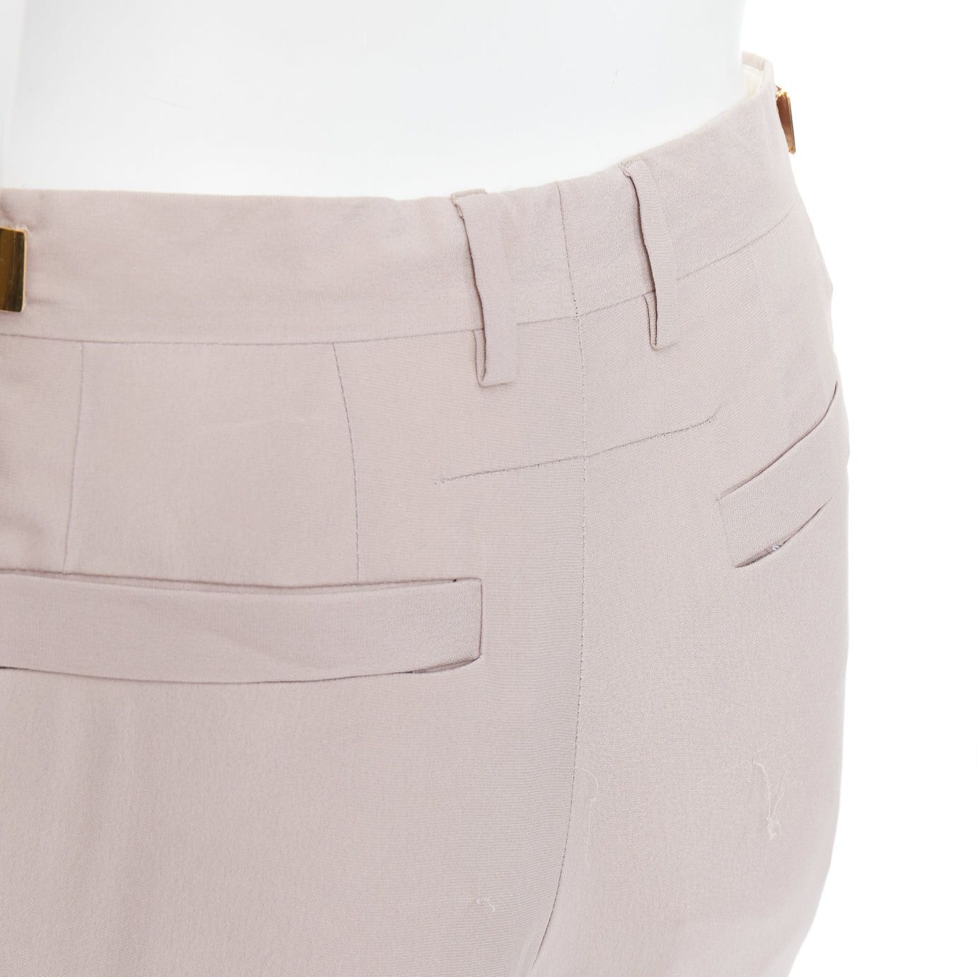 Givenchy GIVENCHY Riccardo Tisci Runway gold waist metal bar pink pants FR36 S Size 28" / US 6 / IT 42 - 7 Thumbnail