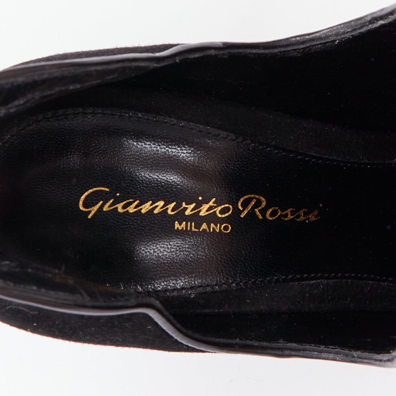 Gianvito Rossi GIANVITO ROSSI black suede leather tassel front stiletto booties EU37.5 Size US 7.5 / IT 37.5 - 9 Thumbnail