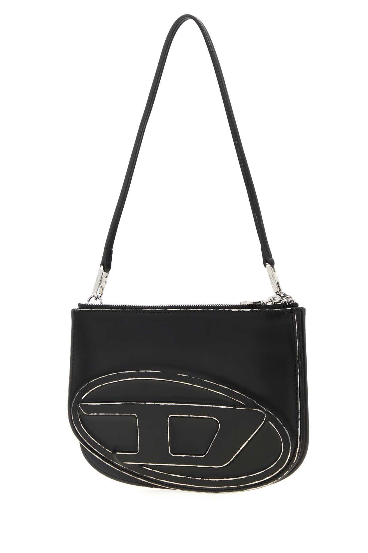 Diesel Black Leather 1Dr Shoulder Bag Size ONE SIZE - 2 Thumbnail