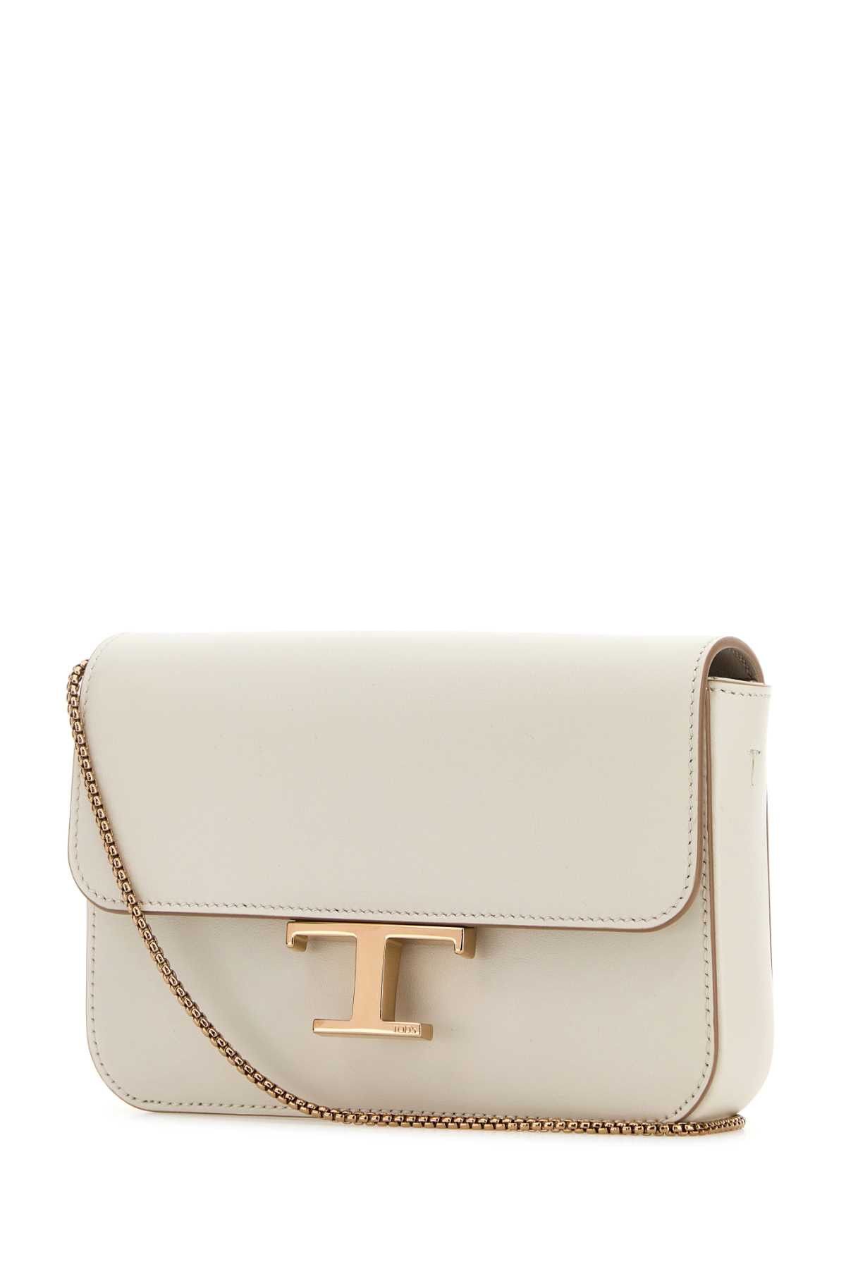 Tod's Ivory Leather Micro Crossbody Bag Size ONE SIZE - 2 Thumbnail