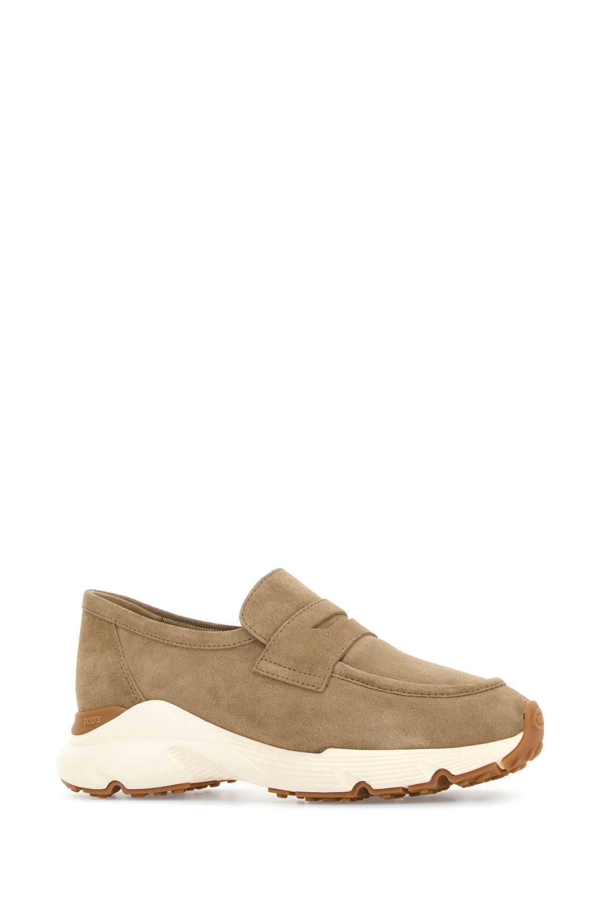 Tod's Dove Grey Suede Loafers Size US 11 / IT 41 - 2 Thumbnail