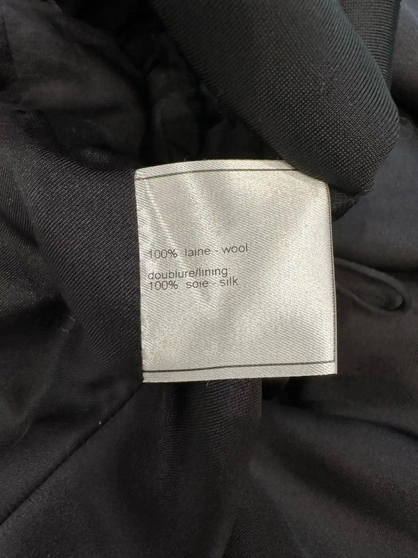 Chanel Chanel Black Wool Midi Dress for Women 0089 Size L / US 10 / IT 46 - 9 Thumbnail