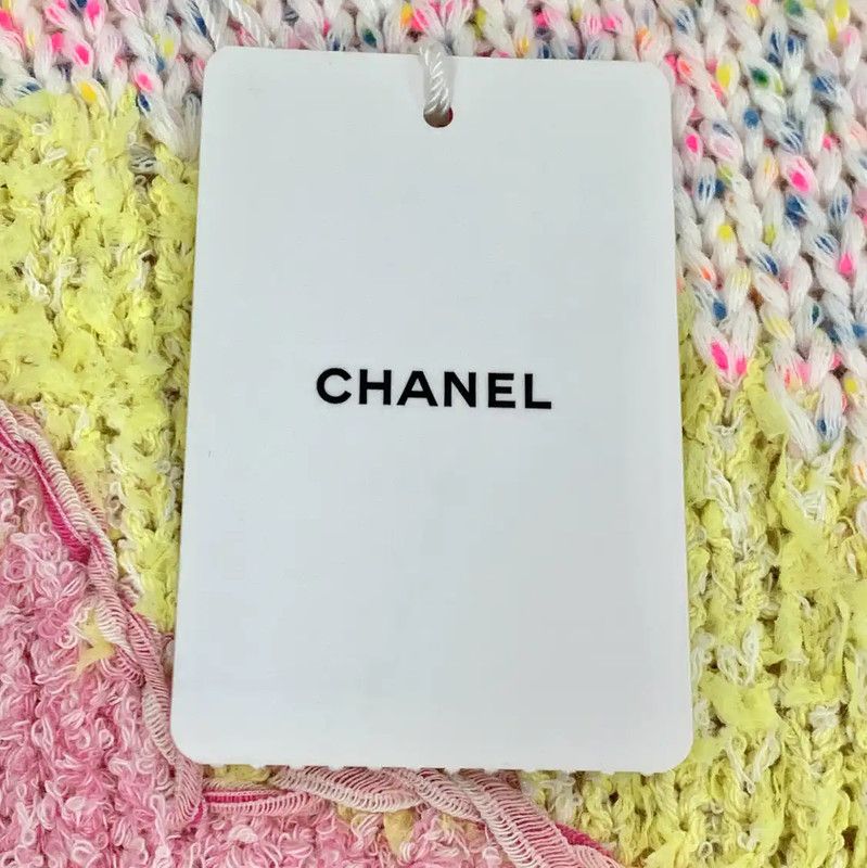 Chanel Chanel Multicolor Cotton Pullover Sweater 0089 Size XXS / US 00 / IT 34 - 8 Thumbnail