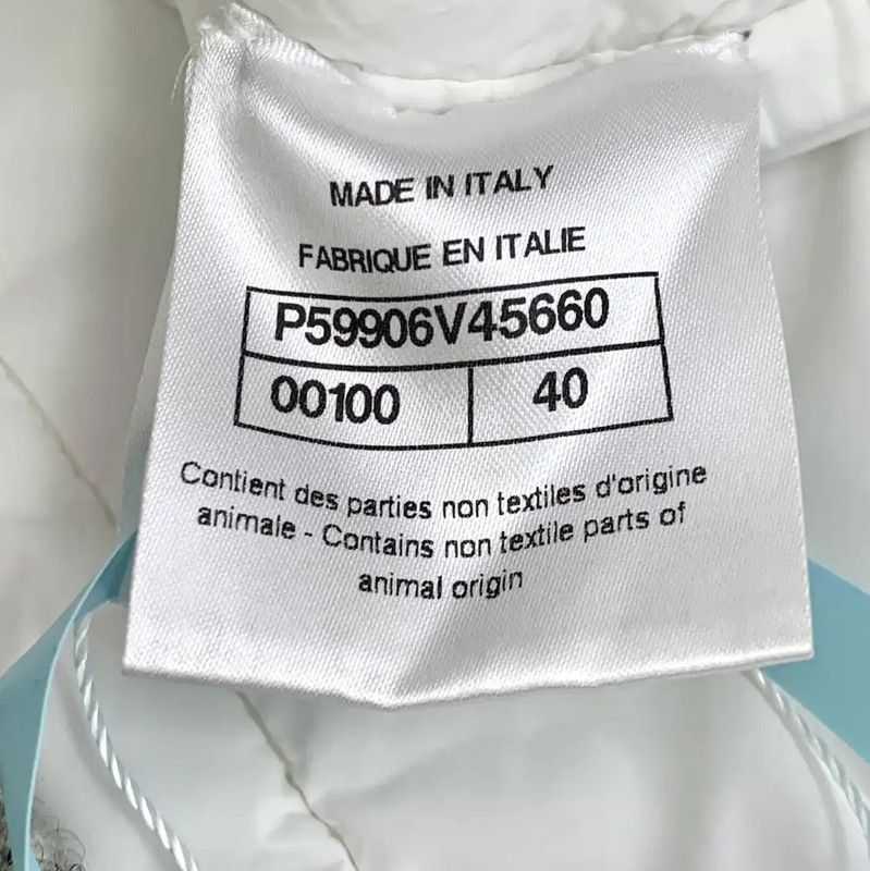 Chanel Chanel White Quilted Nylon Women's Jacket 0089 Size M / US 6-8 / IT 42-44 - 6 Thumbnail