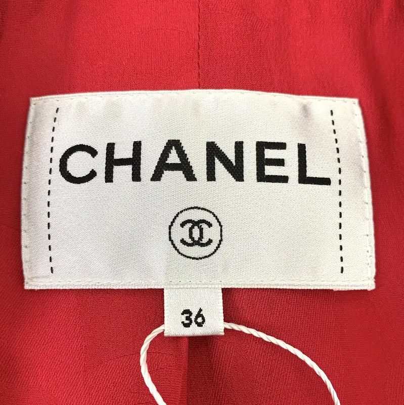 Chanel Chanel Pink Cotton Women's Jacket 0089 Size XS / US 0-2 / IT 36-38 - 6 Thumbnail