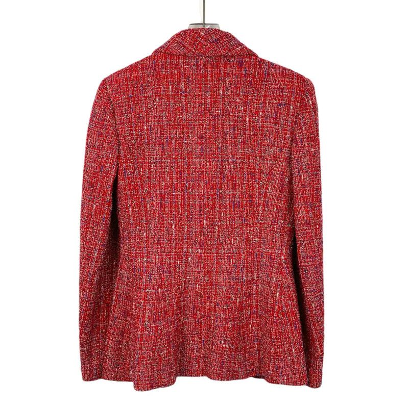 Chanel Chanel Pink Cotton Women's Jacket 0089 Size XS / US 0-2 / IT 36-38 - 2 Thumbnail