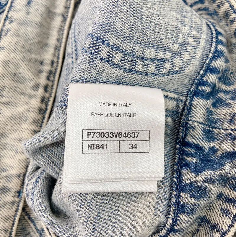 Chanel Chanel Blue Cotton Women's Jacket 0089 Size XS / US 0-2 / IT 36-38 - 8 Thumbnail