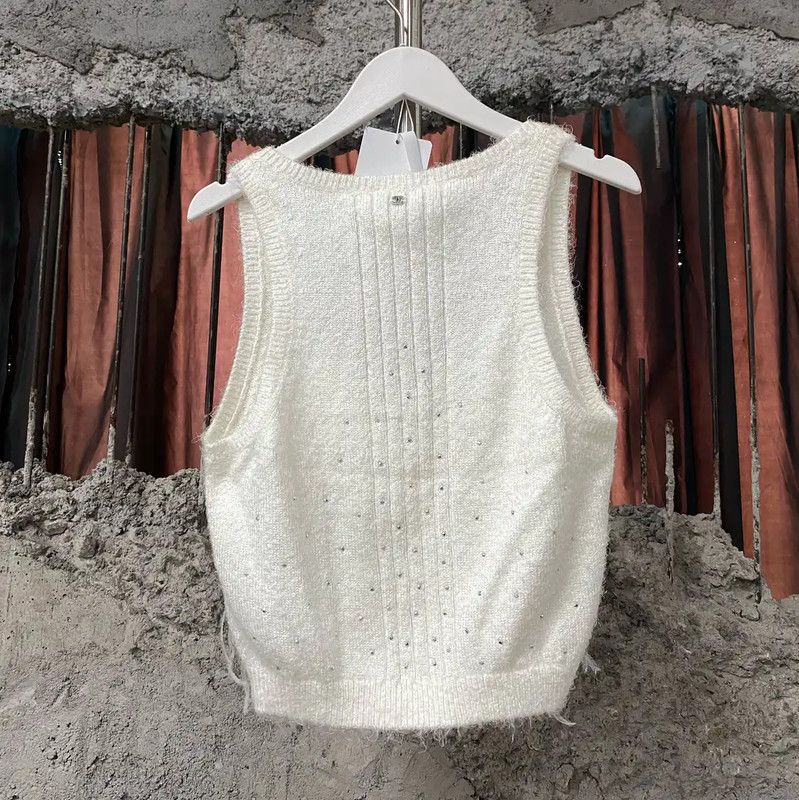 Chanel Chanel White Summer Short Sleeved T-Shirt 0089 Size ONE SIZE - 2 Thumbnail