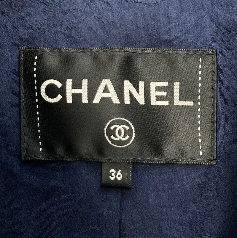 Chanel Chanel M Size Peacock Blue Cotton Blend Jacket 0089 Size M / US 6-8 / IT 42-44 - 5 Thumbnail