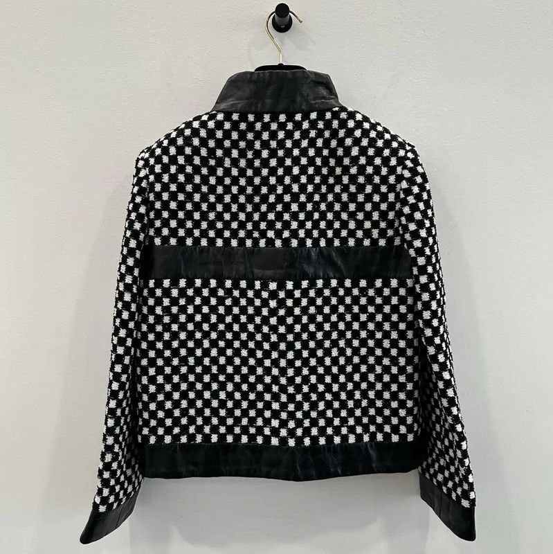 Chanel Chanel Black Wool Women's Jacket 0089 Size S / US 4 / IT 40 - 3 Thumbnail