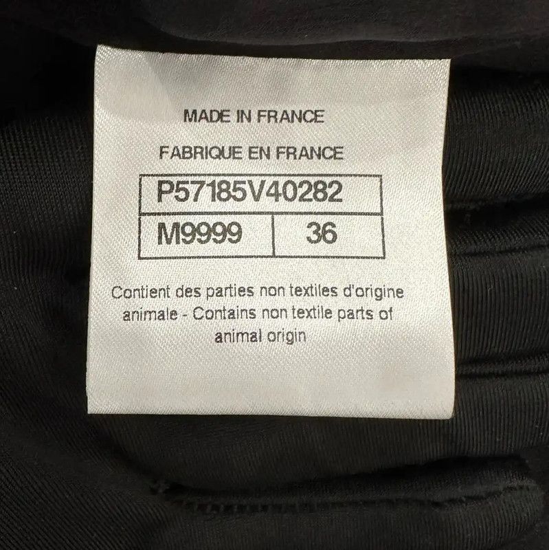 Chanel Chanel Black Wool Women's Jacket 0089 Size S / US 4 / IT 40 - 7 Thumbnail