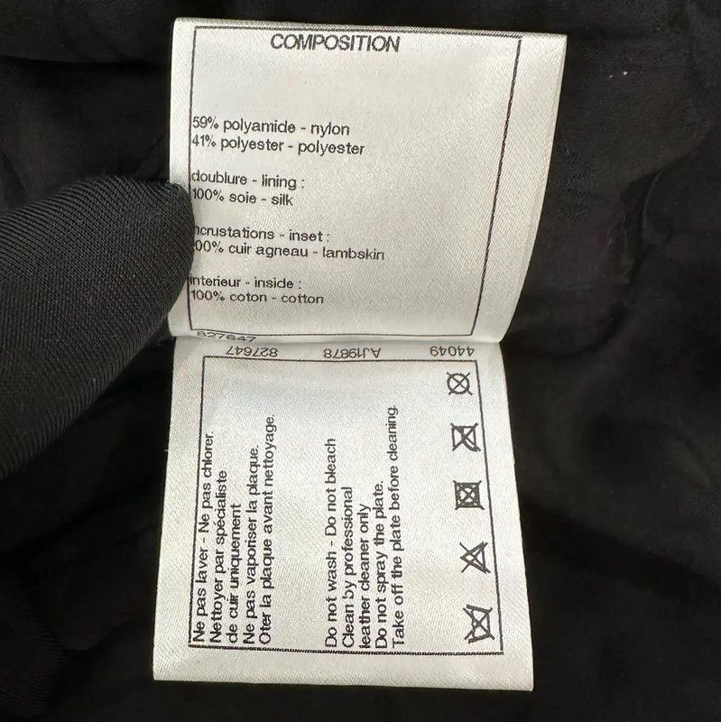 Chanel Chanel Black Wool Women's Jacket 0089 Size S / US 4 / IT 40 - 8 Thumbnail