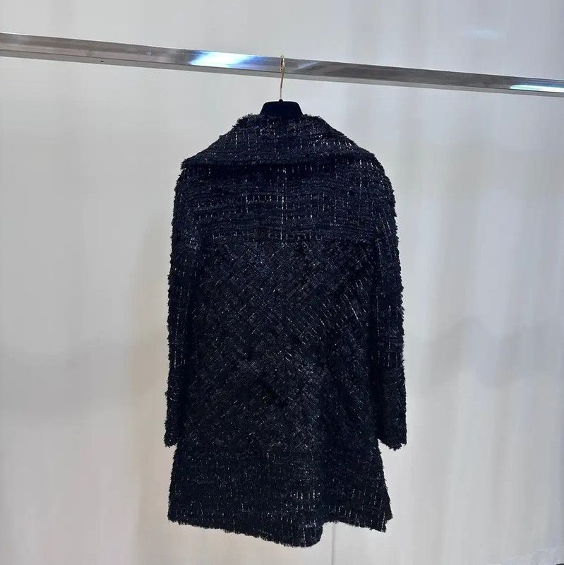 Chanel Chanel Black Women's Coat, Size S 0089 Size S / US 4 / IT 40 - 2 Thumbnail