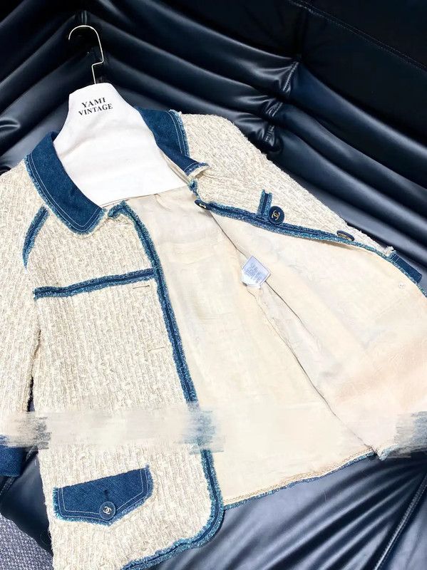 Chanel Chanel Beige Wool Embroidered Women's Jacket 0089 Size M / US 6-8 / IT 42-44 - 6 Thumbnail