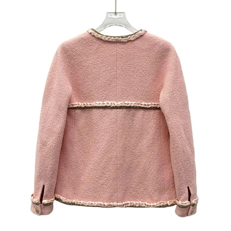 Chanel Chanel Pink Women's Jacket in Size S 0089 Size S / US 4 / IT 40 - 2 Thumbnail