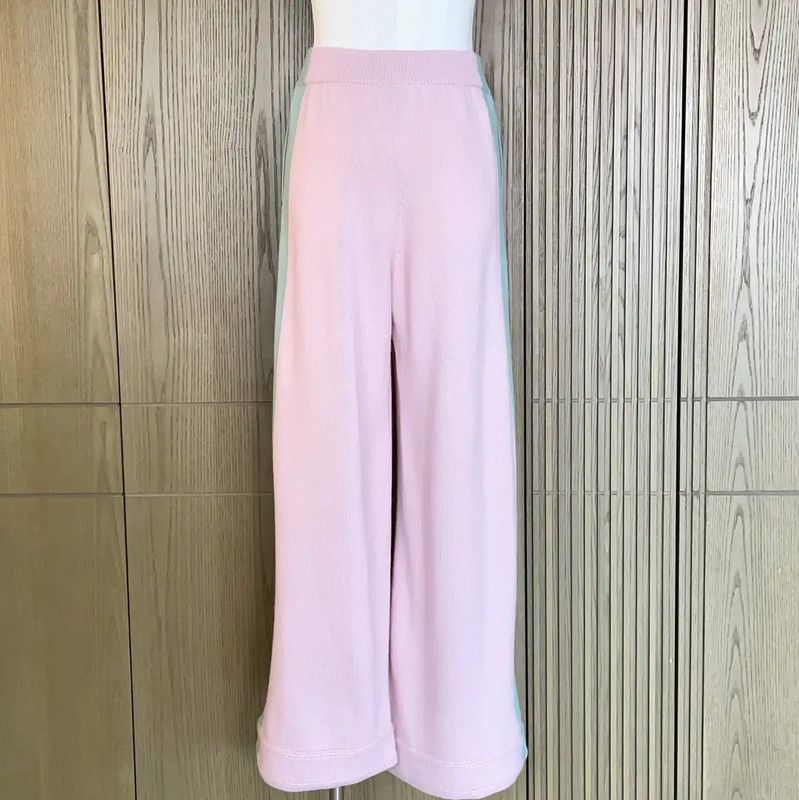 Chanel Chanel Pink Cashmere Spring Pants for Women 0089 Size 23" - 3 Thumbnail