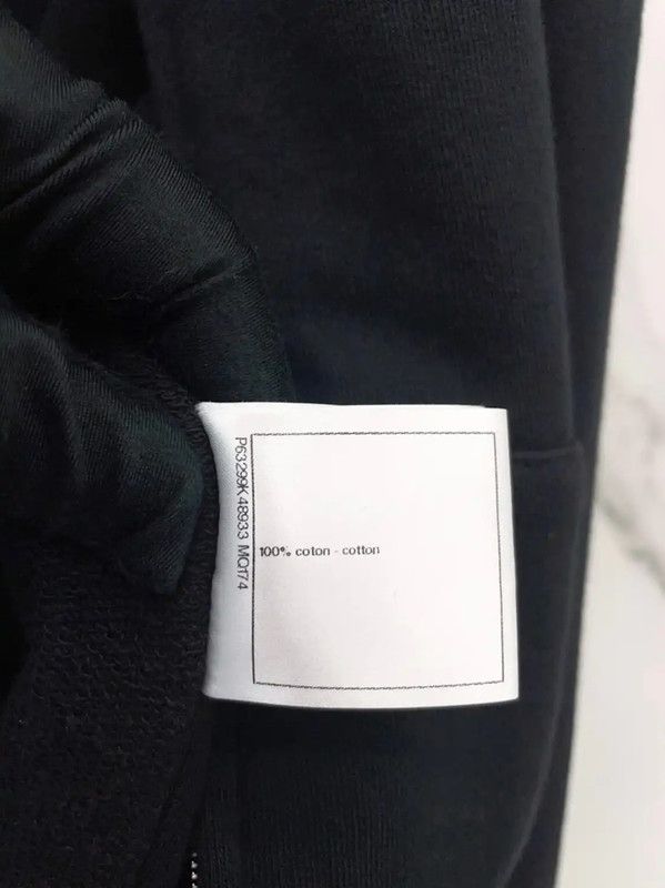 Chanel Chanel Black Cotton Women's Long Sleeve Hoodie 0089 Size L / US 10 / IT 46 - 9 Thumbnail