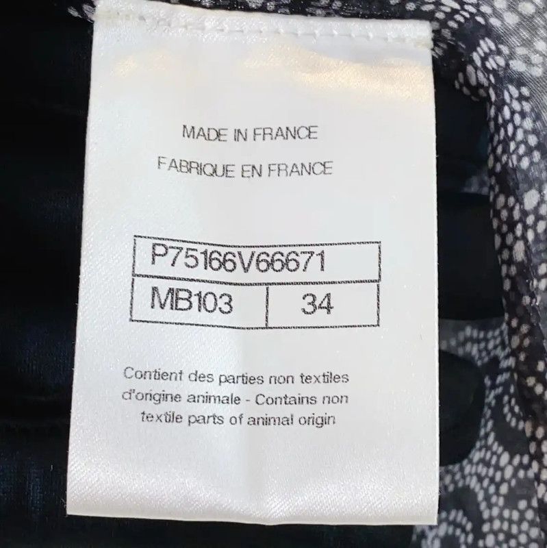 Chanel Chanel Black Silk Long Sleeve Shirt 0089 Size S / US 4 / IT 40 - 9 Thumbnail