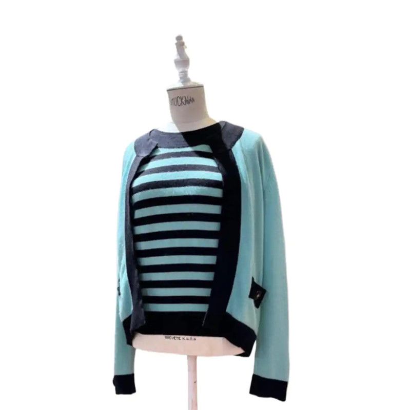 Chanel Chanel Oversized Color-Blocked Cashmere Cardigan 0089 Size M / US 6-8 / IT 42-44 - 5 Thumbnail