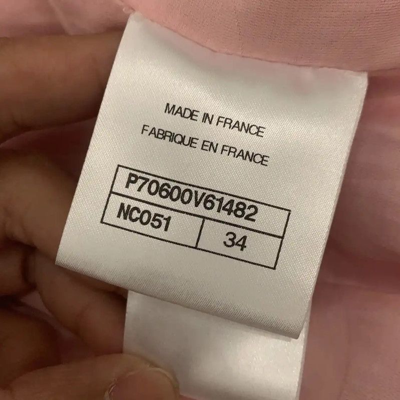 Chanel Chanel Pink Sleeveless Tweed T-Shirt for Women 0089 Size S / US 4 / IT 40 - 4 Thumbnail