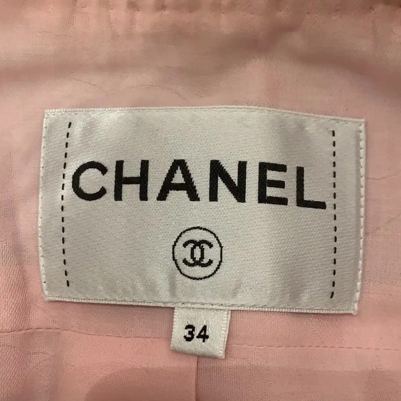 Chanel Chanel Pink Sleeveless Tweed T-Shirt for Women 0089 Size S / US 4 / IT 40 - 3 Thumbnail
