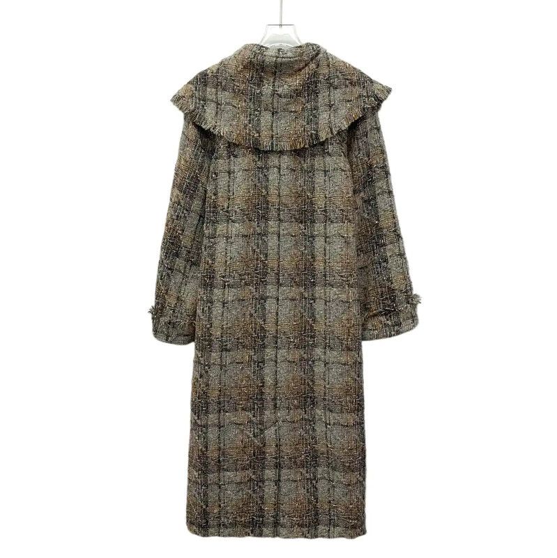 Chanel Chanel Brown Cotton Women's Coat 0089 Size XS / US 0-2 / IT 36-38 - 2 Thumbnail