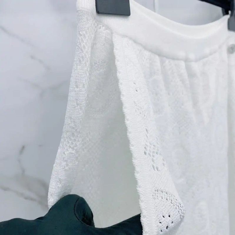 Chanel Chanel White Cotton Casual Pants 0089 Size 30" / US 8 / IT 44 - 8 Thumbnail