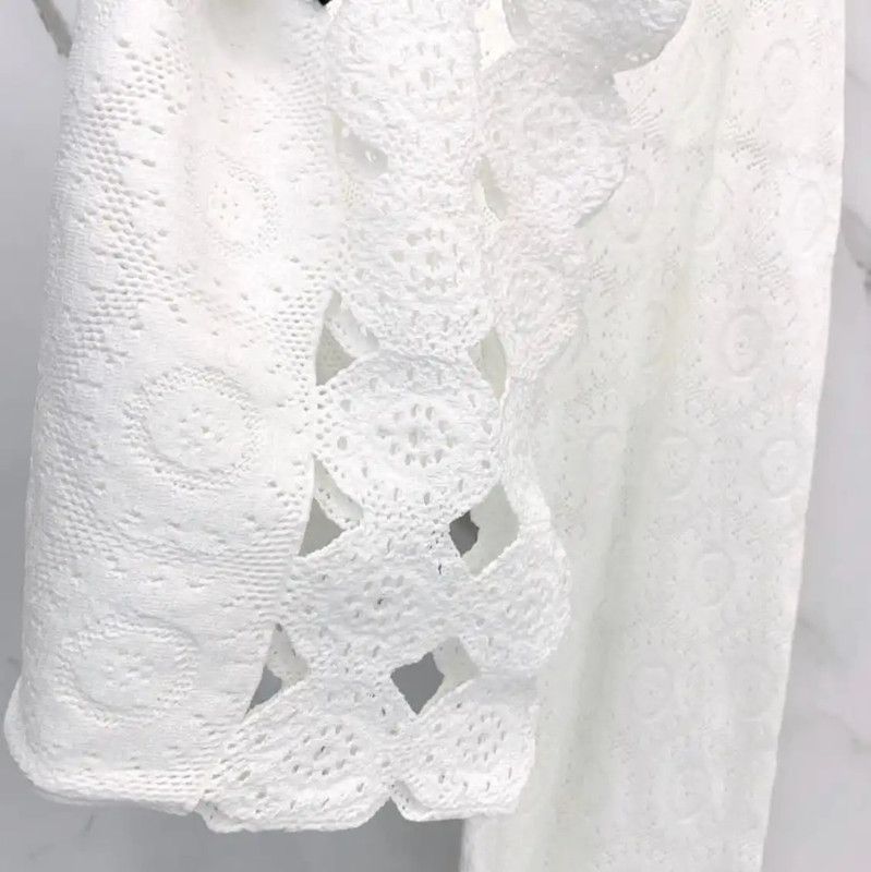 Chanel Chanel White Cotton Casual Pants 0089 Size 30" / US 8 / IT 44 - 6 Thumbnail