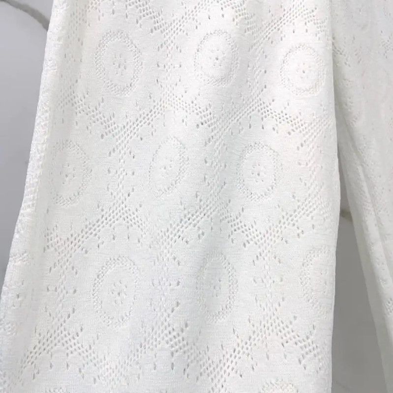 Chanel Chanel White Cotton Casual Pants 0089 Size 30" / US 8 / IT 44 - 7 Thumbnail