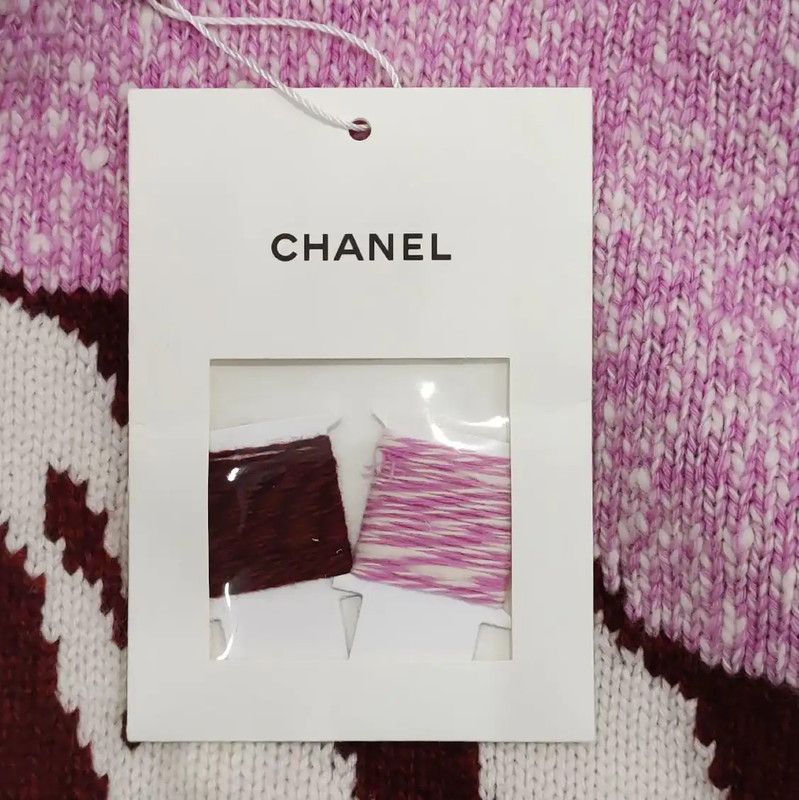 Chanel Chanel Pink Cashmere Blend Pullover Sweater 0089 Size M / US 6-8 / IT 42-44 - 6 Thumbnail
