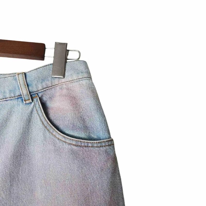 Chanel Chanel Color-Blocked Cotton Women's Jeans 0089 Size 23" - 3 Thumbnail