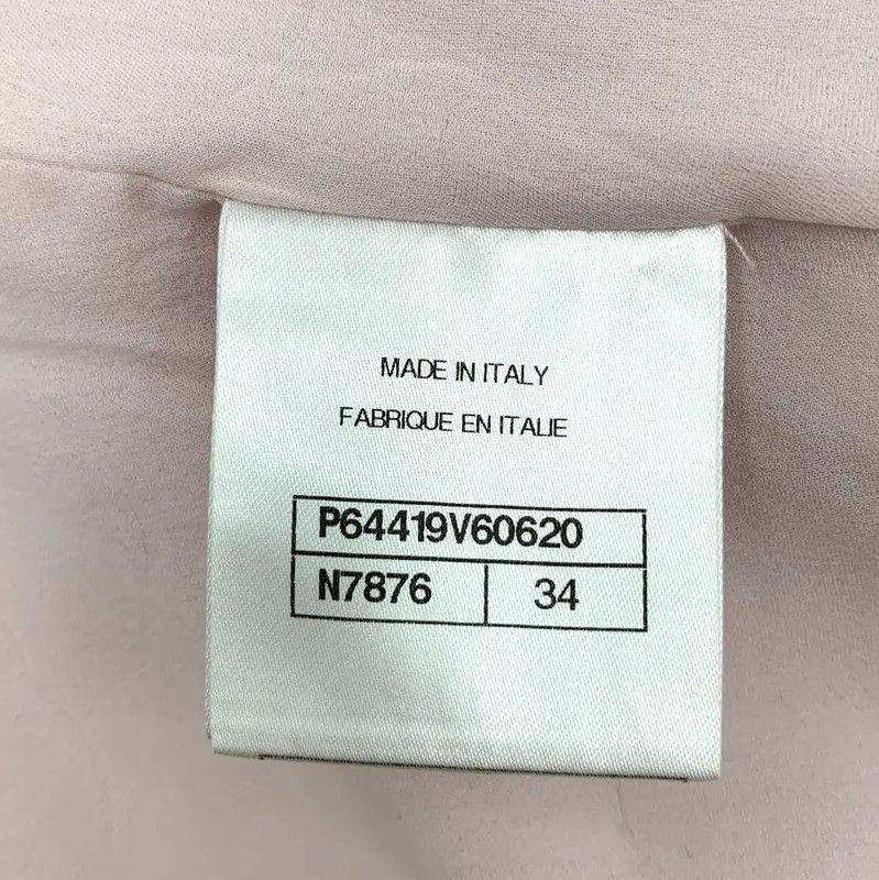 Chanel Chanel Pink Cotton Women's Jacket 0089 Size XXS / US 00 / IT 34 - 6 Thumbnail