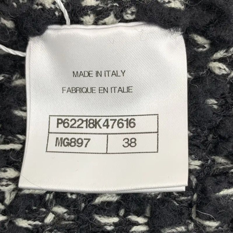 Chanel Chanel Black Wool Women's Coat 0089 Size S / US 4 / IT 40 - 8 Thumbnail