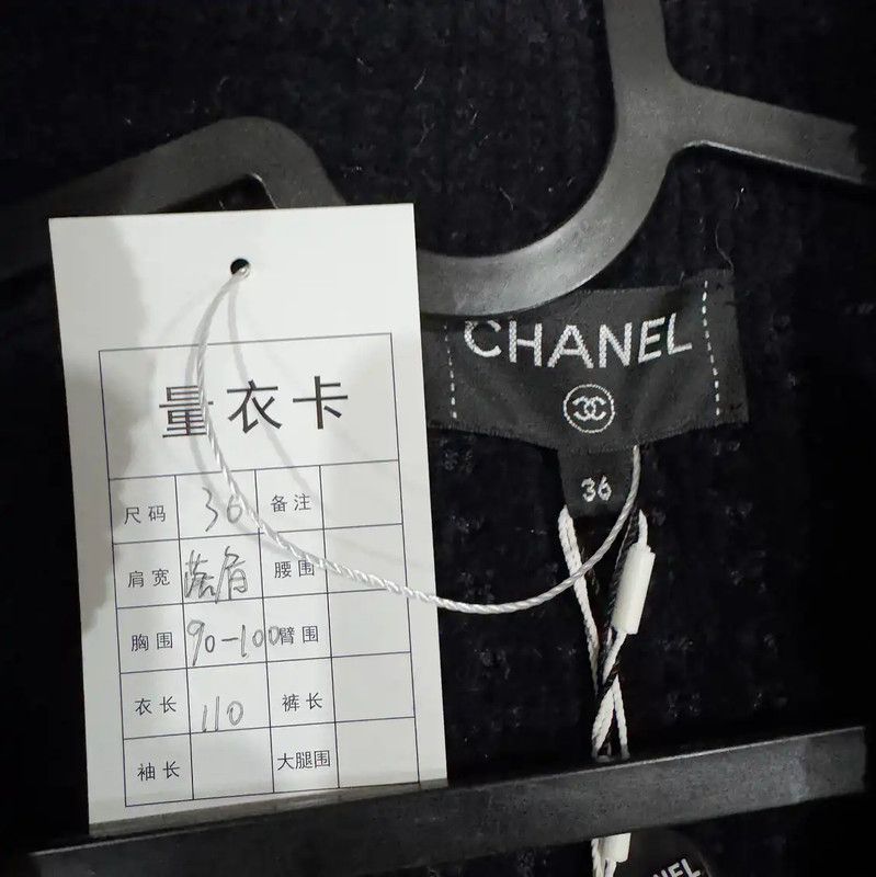 Chanel Chanel Deep Blue Cashmere Women's Coat 0089 Size S / US 4 / IT 40 - 6 Thumbnail