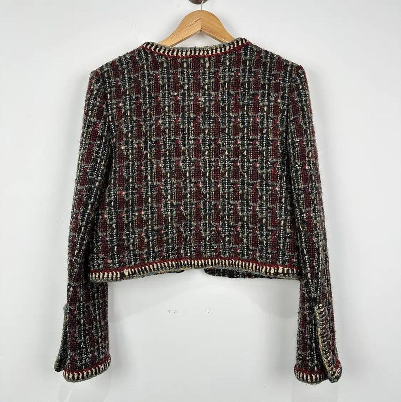Chanel Chanel Multicolor Wool Jacket for Women 0089 Size M / US 6-8 / IT 42-44 - 2 Thumbnail