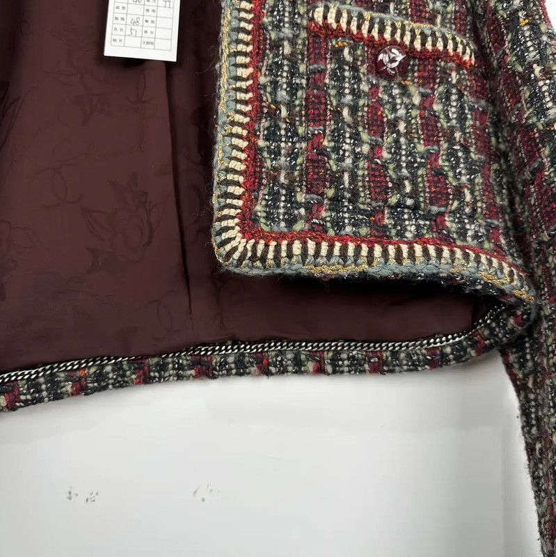 Chanel Chanel Multicolor Wool Jacket for Women 0089 Size M / US 6-8 / IT 42-44 - 5 Thumbnail