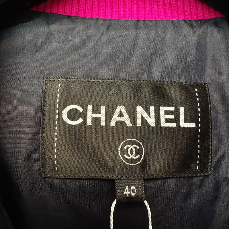 Chanel Chanel Women's Blue Puffer Jacket Size S 0089 Size S / US 4 / IT 40 - 3 Thumbnail