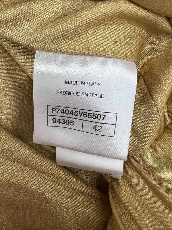 Chanel Chanel Black and Gold Cropped Jacket 0089 Size S / US 4 / IT 40 - 5 Thumbnail
