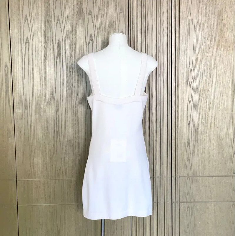 Chanel Chanel Sleeveless White Cardigan Dress for Women 0089 Size S / US 4 / IT 40 - 3 Thumbnail